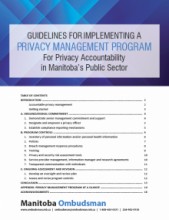 Privacy Management Program Guidelines cover
