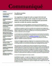 Communiqué