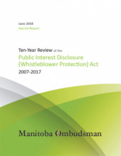10-year review of PIDA report cover