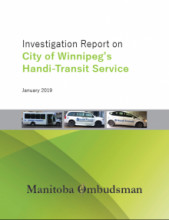 Cover of Handi-Transit report