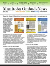 cover of 2013-2 issue of OmbudsNews